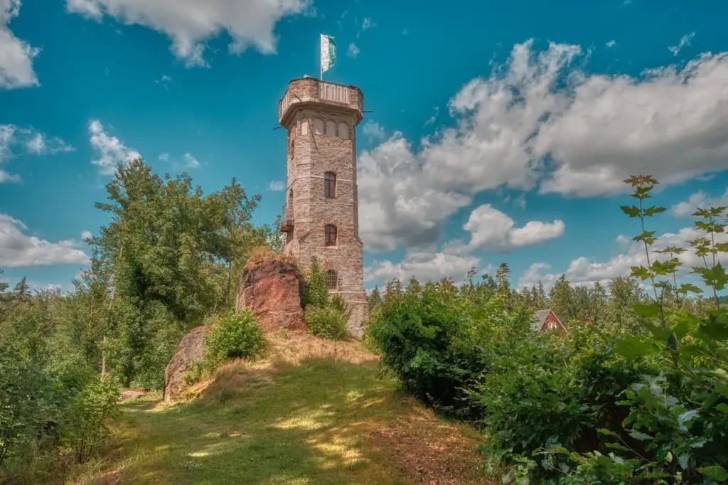 Thermalbad Wiesenbad, Bismarckturm
