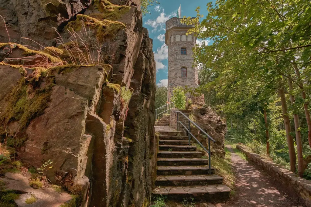 Aufstieg zum Bismarckturm