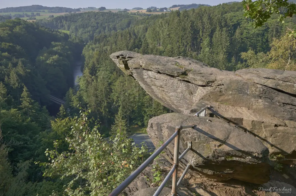 Fotospot Erzgebirge - Brückenklippe in der Wolkensteiner Schweiz / Foto Frank Furchner