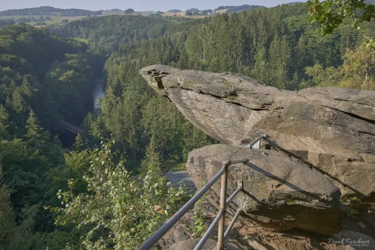 Brückenklippe in der Wolkensteiner Schweiz / Foto Frank Furchner