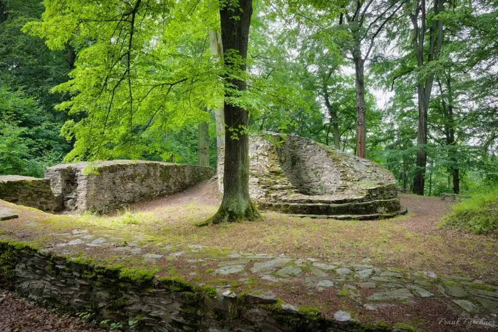 Blick auf den ehemaligen Turm