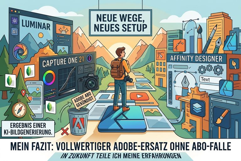 Photoshop und Lightroom -Ersatz