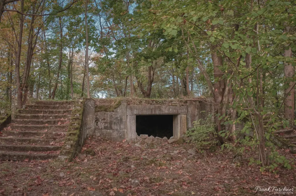 Die Ruine des Mausoleums